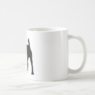 Pitbull Silhouette Coffee Mug