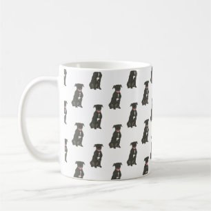 Pitbull Staffy (Black) Coffee Mug