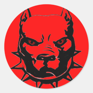 PITBULL STICKERS PKG DE 20