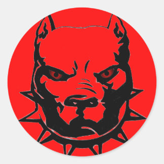 PITBULL STICKERS PKG DE 20