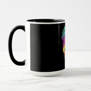 Pitbull Terrier Dog Head Mug