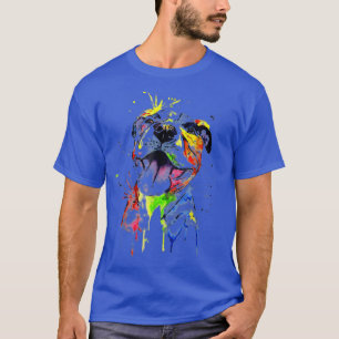 Pitbull Terrier Dog Lover Dad Mom Boy Girl Funny  T-Shirt
