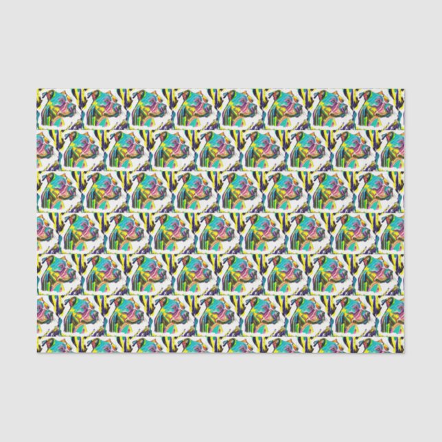 Pitbull  Tissue Paper (Front)