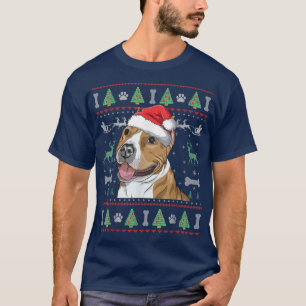 Pitbull Ugly Christmas Sweater Pit Bull Dog Lover 