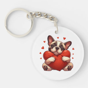 Pitbull Valentine's Day Gifts Keychain