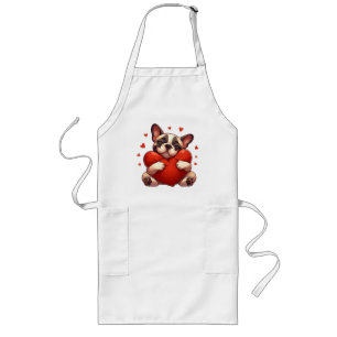 Pitbull Valentine's Day Gifts Long Apron