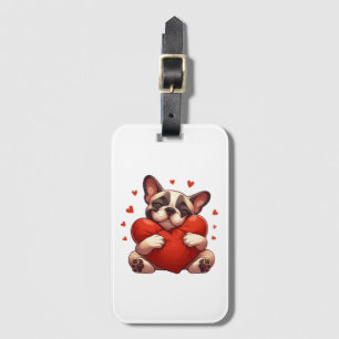 Pitbull Valentine's Day Gifts Luggage Tag