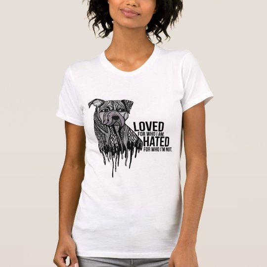 Pitbull with Text T-Shirt