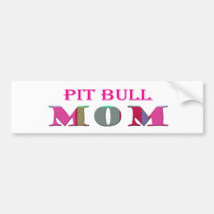 PitBullMom Bumper Sticker