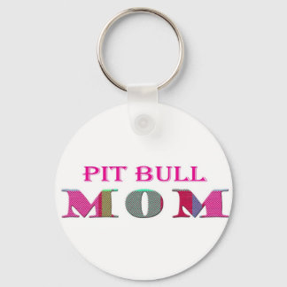 PitBullMom Keychain