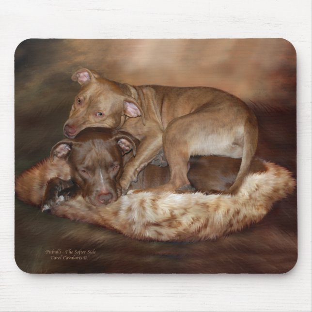 Pitbulls - The Softer Side Mousepad (Front)