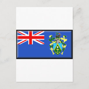 Pitcairn Islands Flag Postcard