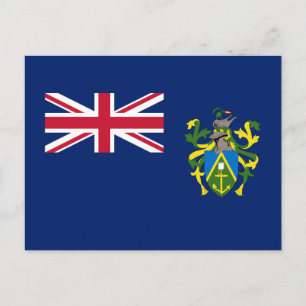Pitcairn Islands Flag Postcard