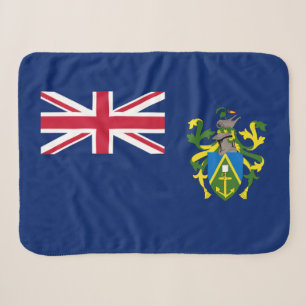 Pitcairn Islands Flag Sherpa Blanket
