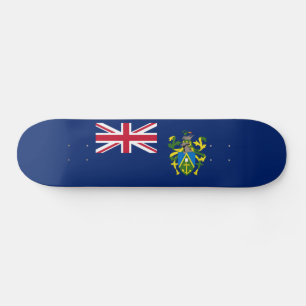 Pitcairn Islands Flag Skateboard
