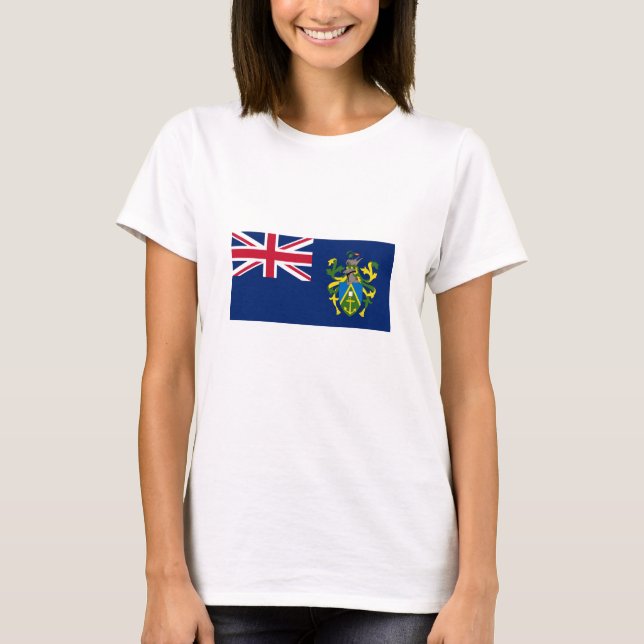 Pitcairn Islands Flag T-Shirt (Front)