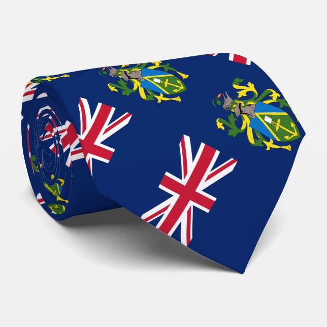 Pitcairn Islands Flag Tie (Rolled)