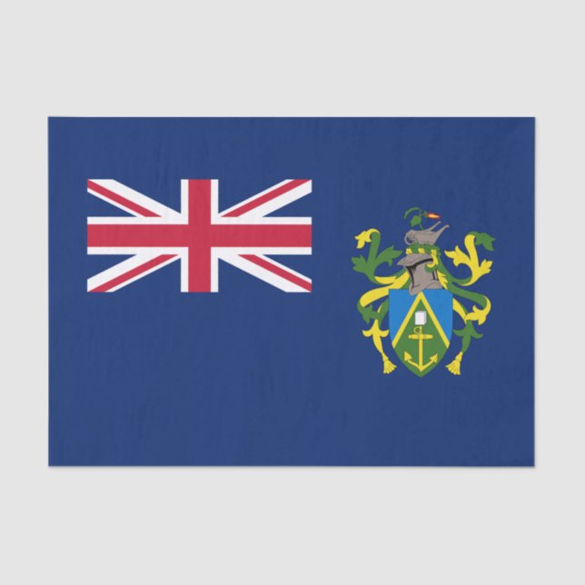 Pitcairn Islands Flag Tissue Paper (Front)