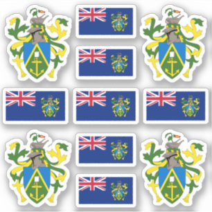 Pitcairn Islands symbols / coat of arms and flag S