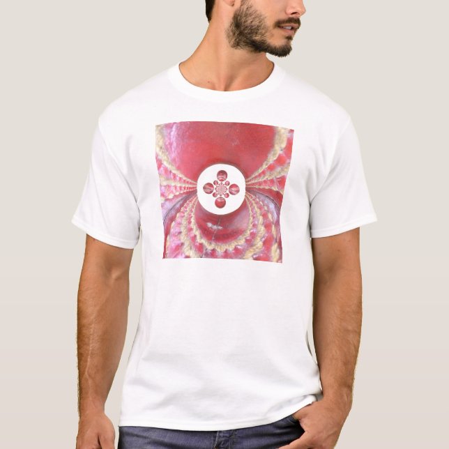 Pitch Kaleidoscope: Cricket Balls The Game's Heart T-Shirt (Front)