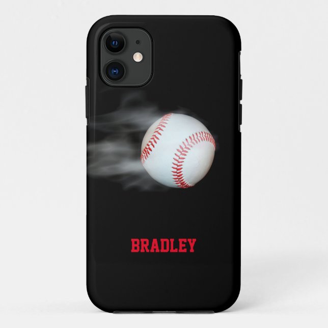 Pitch The Ball Baseball Personalized Case-Mate iPhone Case (Back)