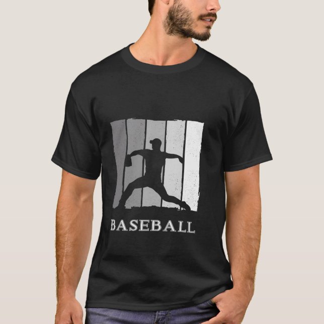 Pitcher Baseball Apparel - Baseball T-Shirt (Front)