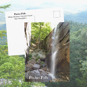 Pitcher Falls White Mountains New Hampshire Photo Postcard