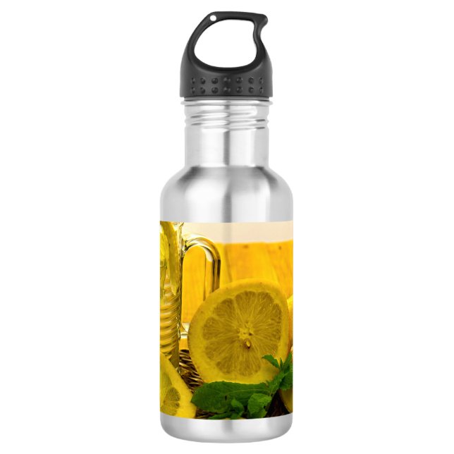 Pitcher of Lemon Tea 710 Ml Water Bottle (Front)
