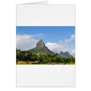 Piton de la Petite mountain in Mauritius panoramic
