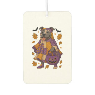 Pitpull Dog Ghost Halloween Air Freshener