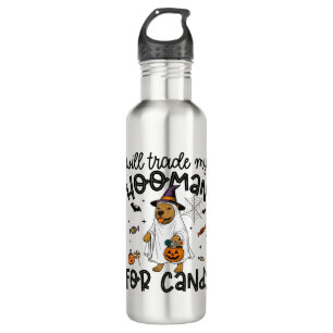 Pitpull Dog Halloween Ghost Spooky 710 Ml Water Bottle