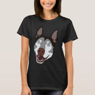Pitsky Pitbull Husky Mix T-Shirt
