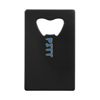 pitt drip credit card bottle opener