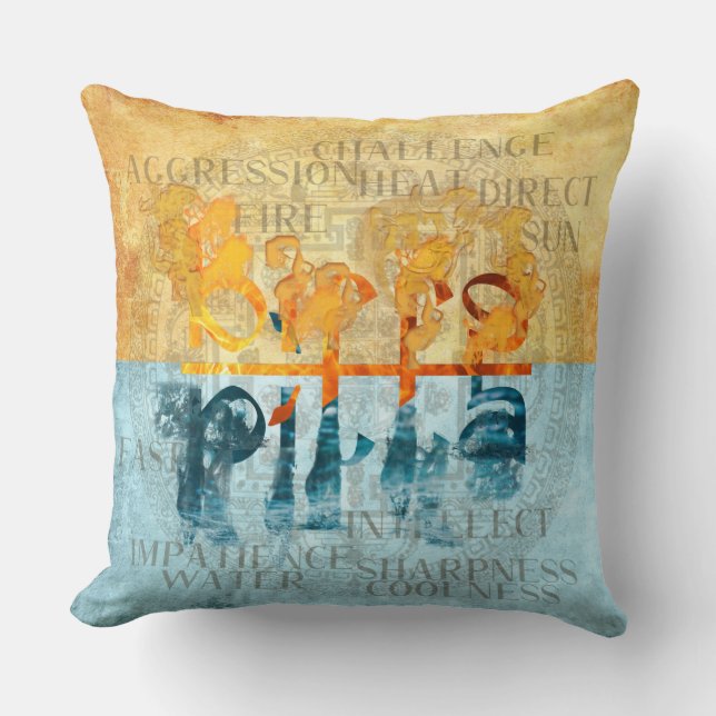 PITTA DOSHA - Coussin (Recto)