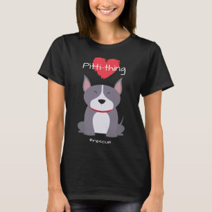 Pitti Thing Love Pit Bull Mix Rescue Dog Lover Rel T-Shirt