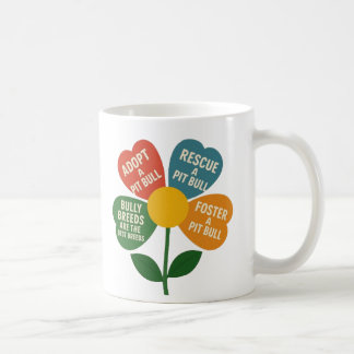 Pittie As A Flower Mug