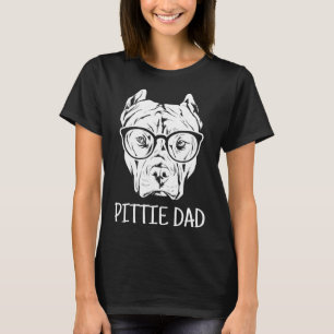 Pittie Dad Pitbull Dog Lovers Gift T-Shirt