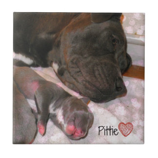 Pittie Love Tile