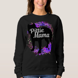 Pittie Mama Pitbull   Pit Bull Dog Mom Mother 2 Sweatshirt