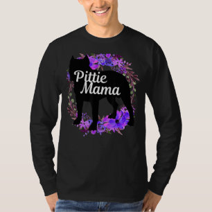 Pittie Mama Pitbull Pit Bull Dog Mom Mother 2 T-Shirt
