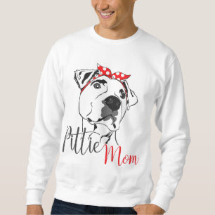 Pittie Mom American Pitbull Dog Lover Tee Gift