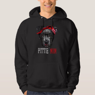 Pittie-Mom-Pitbull-Dog-Lovers-Mothers-Day- -Women Hoodie