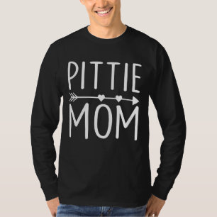 Pittie Mom Pitbull Dog Mother's Day Mothers Women T-Shirt