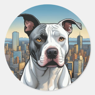Pittie Pitbull Urban Dog Stickers