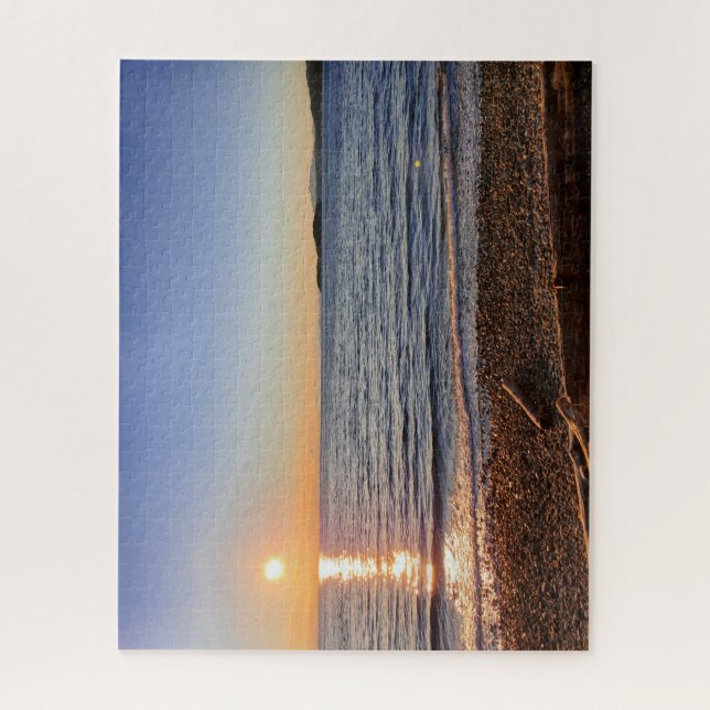 Pittoresque Beach Sunset Photo Puzzle (Vertical)