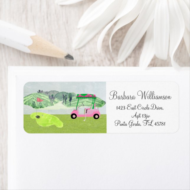 Pittoresque Fun Golf Panier Greens Adresse de reto (En situation)
