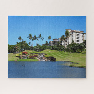 Pittoresque Hawaii Golf Course Jigsaw Puzzle