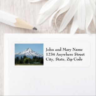 Pittoresque Mount Hood Landcape Adresse de retour