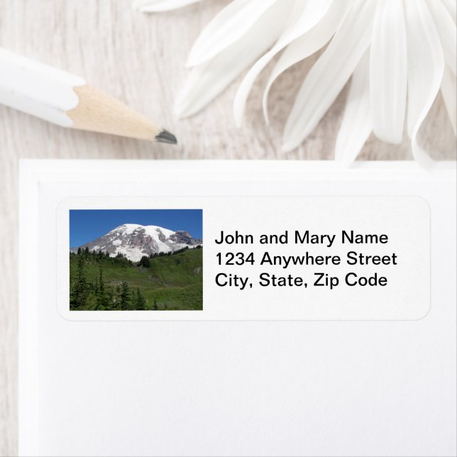 Pittoresque Mount Rainier Paysage Retour Adresse (En situation)