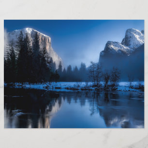 Pittoresque Yellowstone dans le papier à scandale